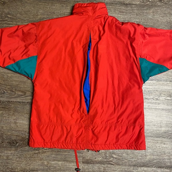 Red London Fog Vintage Retro Winter Jacket - Picture 3 of 4